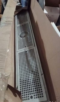 Каплесборник 1515*250мм, врезной с ополаскивателем